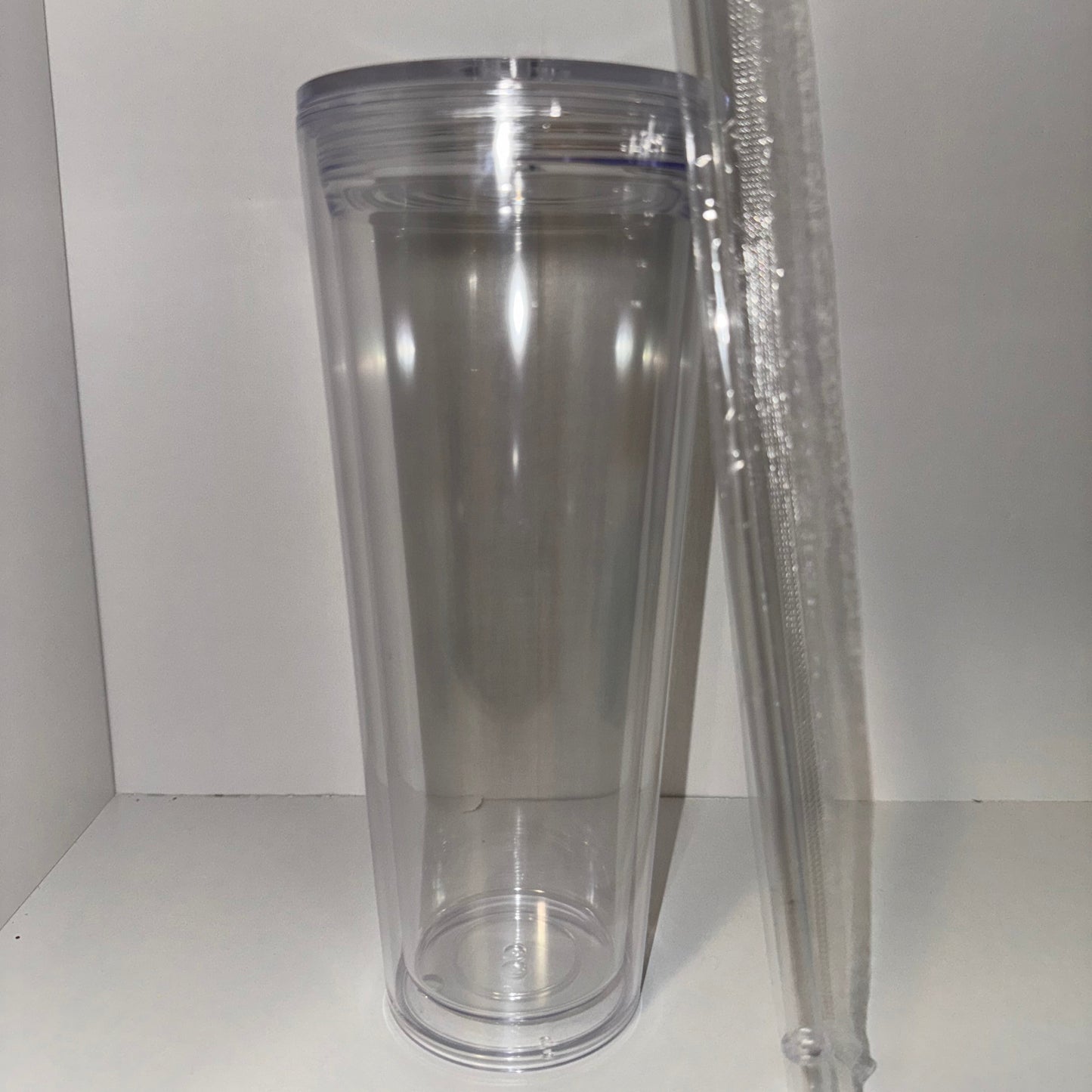 24oz Acrylic Snow Globe Cup