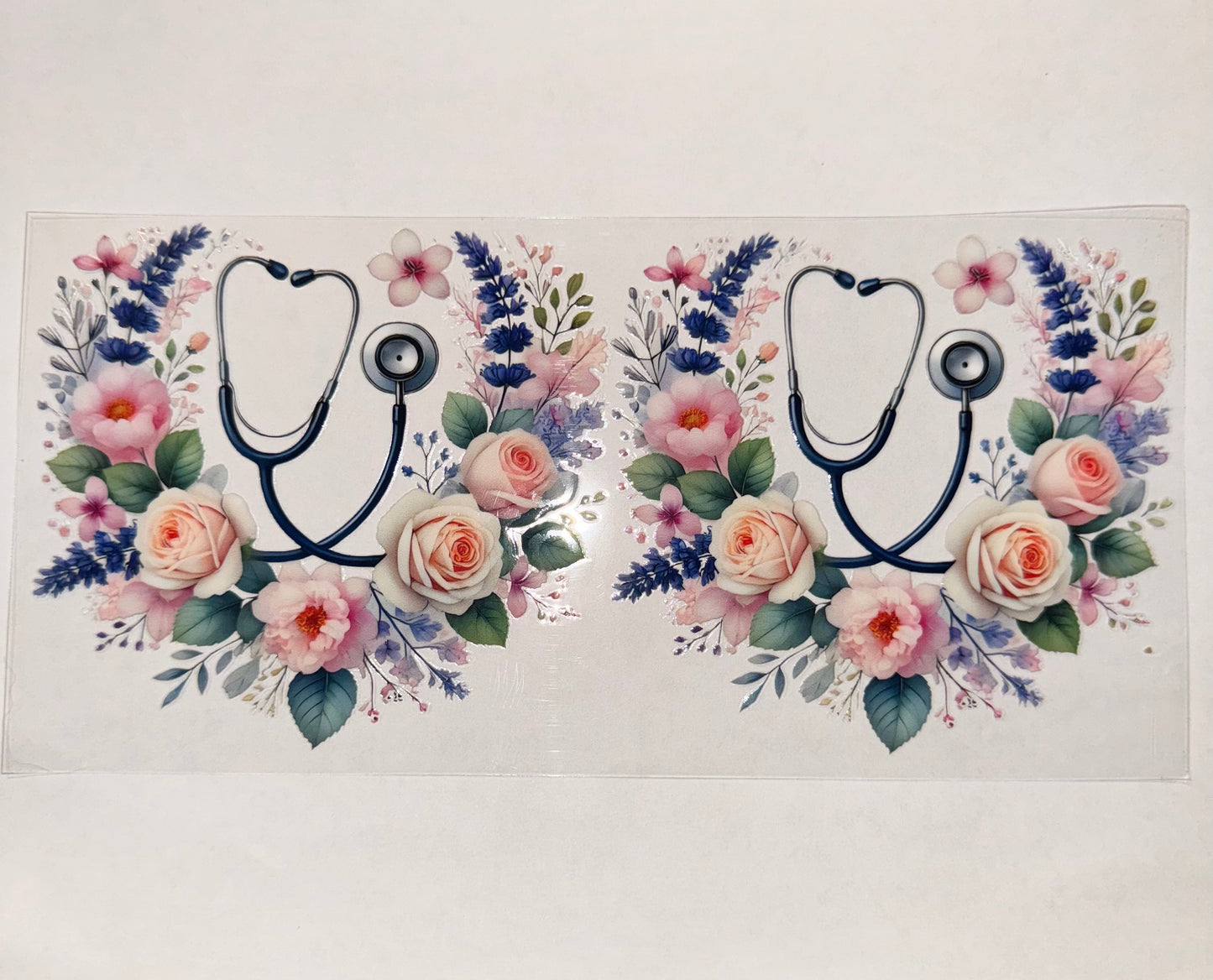 #500 - Stethoscope Florals