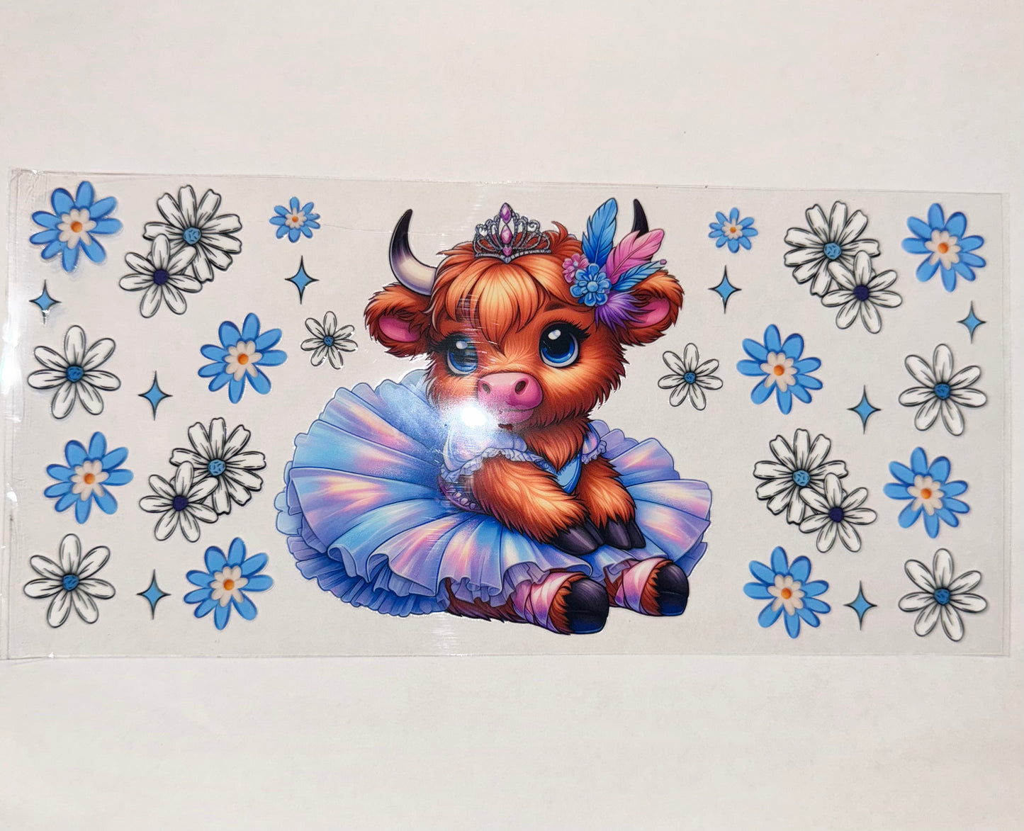 #488 - Blue Highland Cow