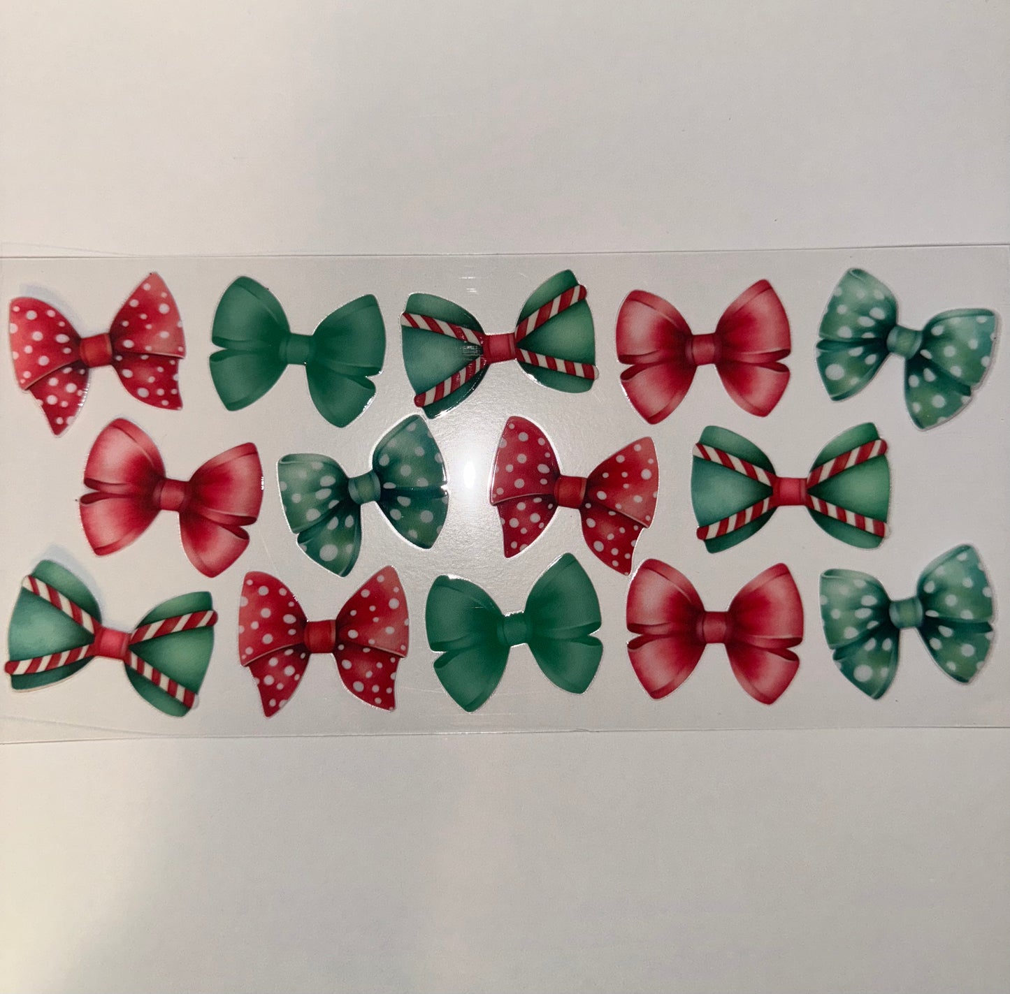 #608 - Red & Green Bows