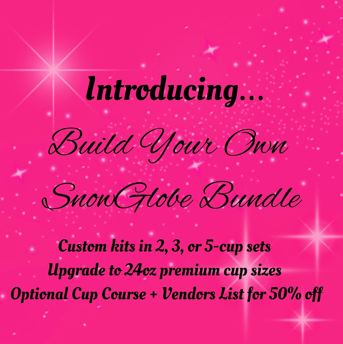 Build Your Own SnowGlobe Kits