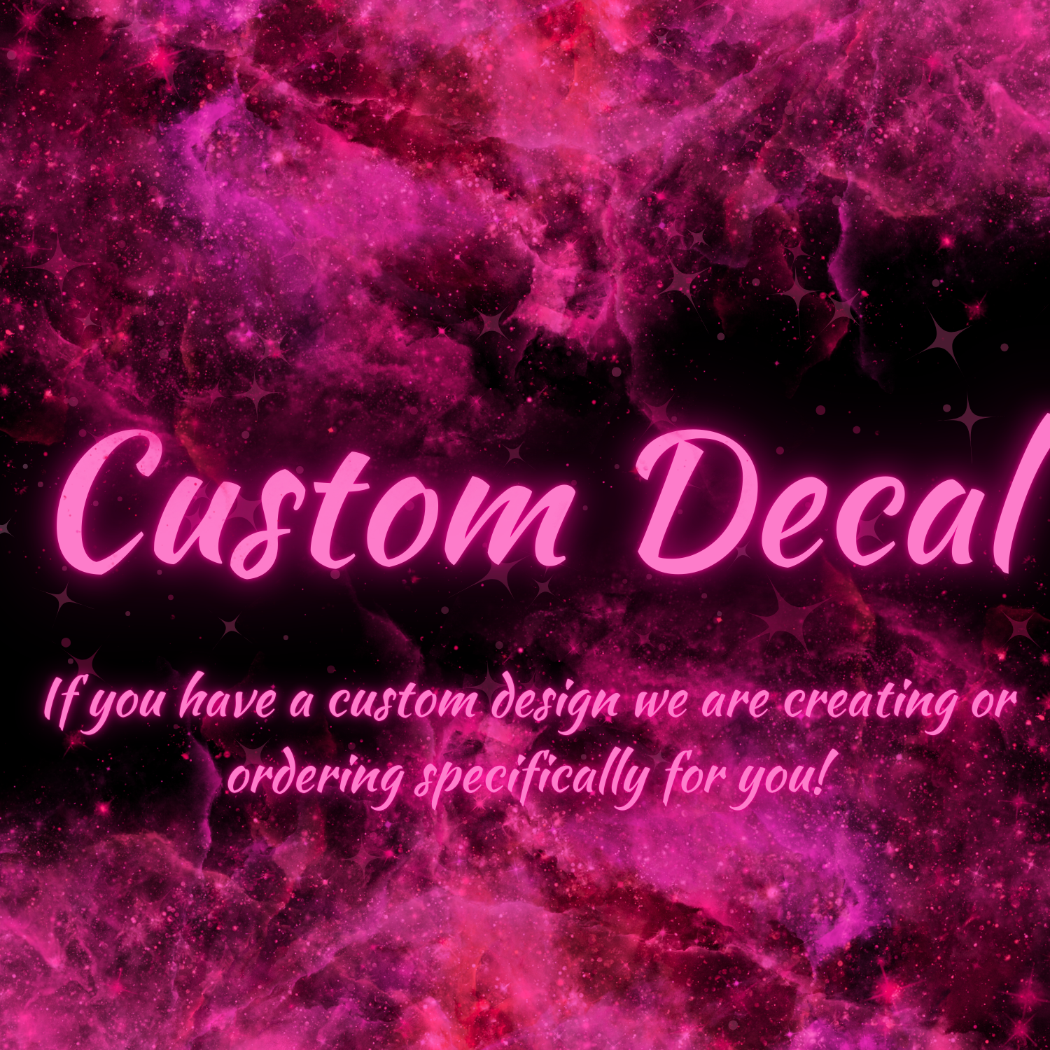 Custom Decal