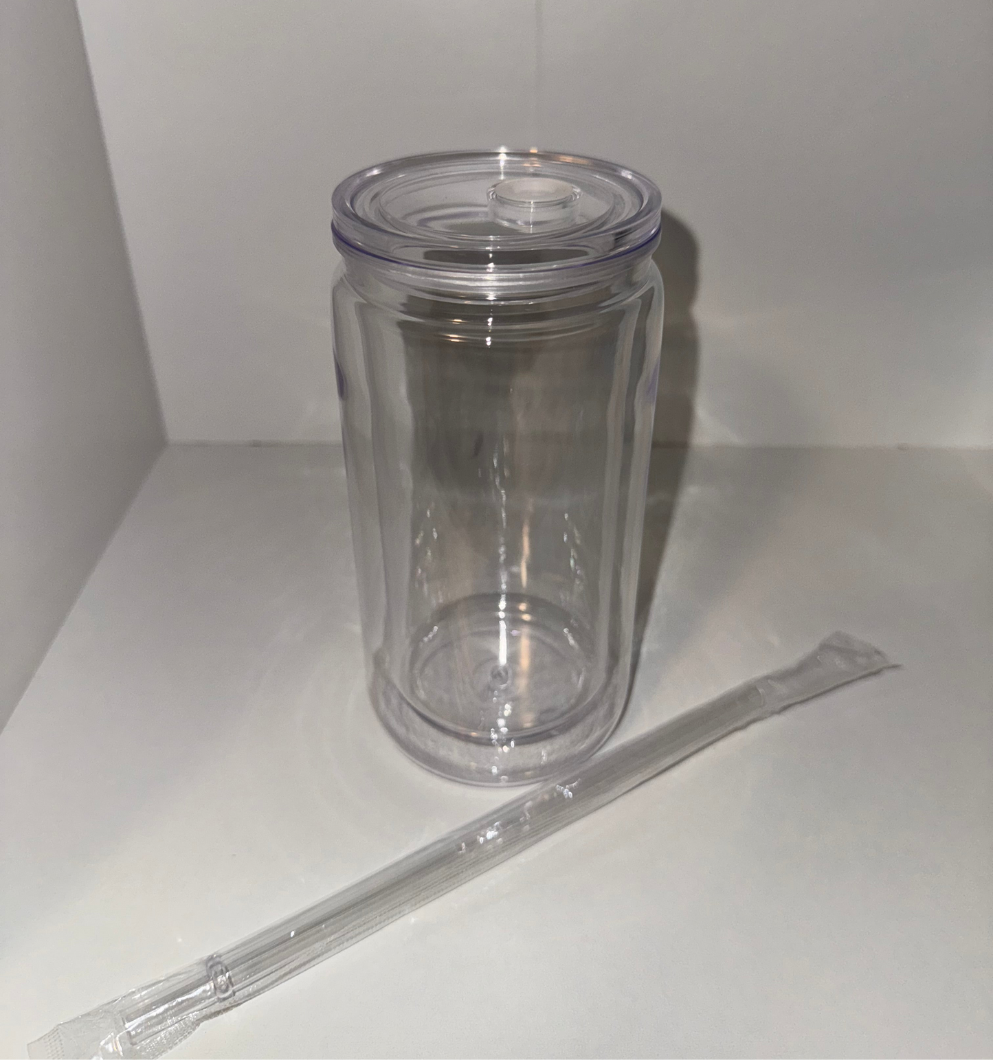 Clear Acrylic Snow Globe Cup