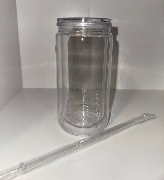 Clear Acrylic Snow Globe Cup