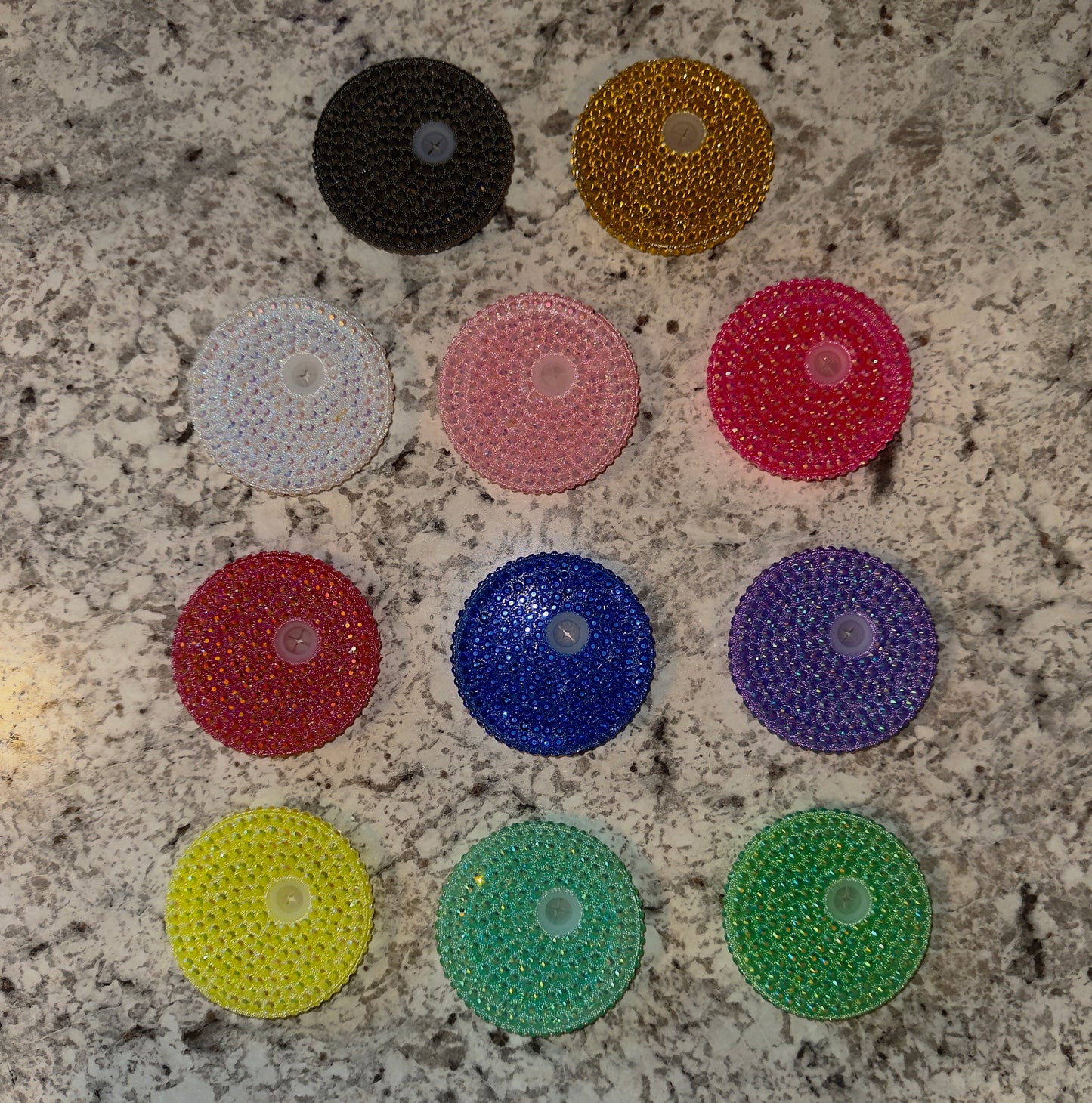 NEW Bling Rhinestone Lids