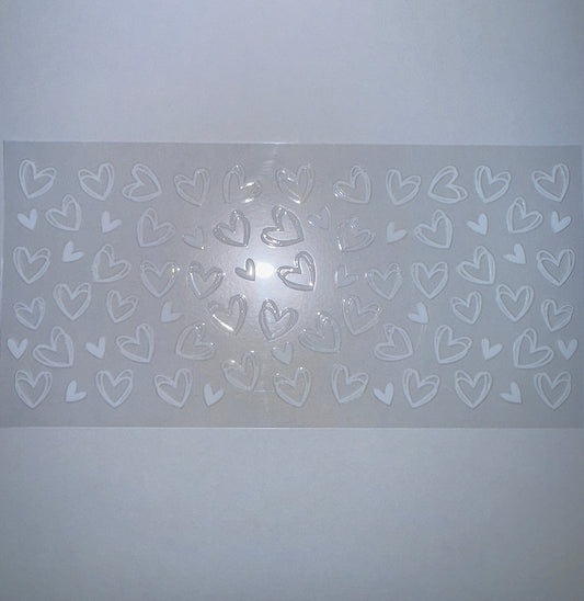 #452 - White Hearts