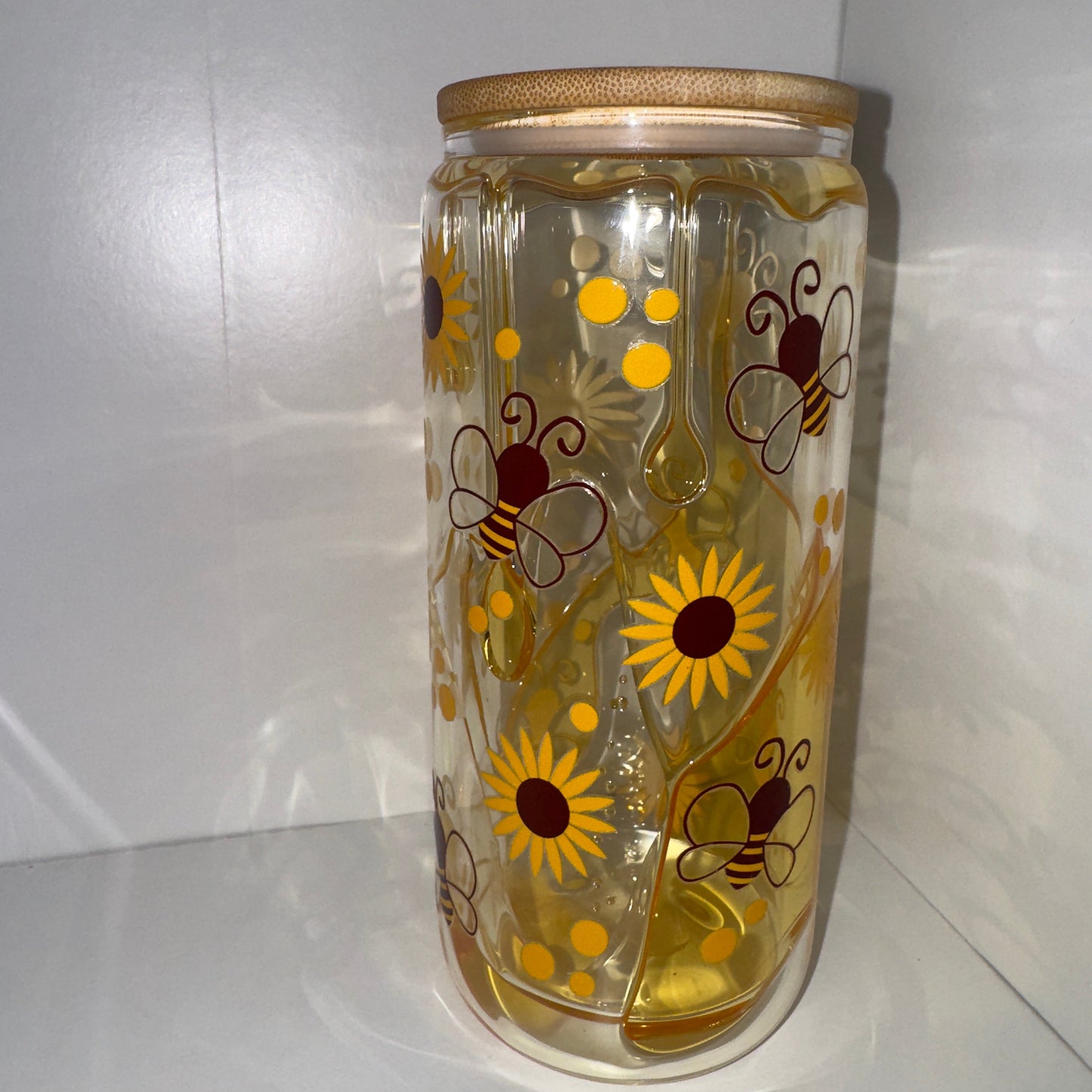 Honey Drip 20oz Glass