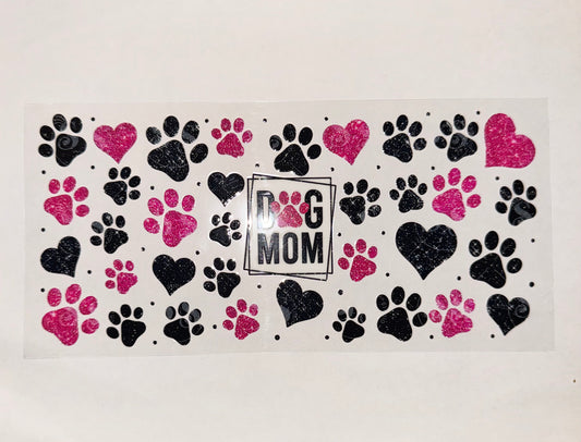 #507 - Dog Mom Black & Pink