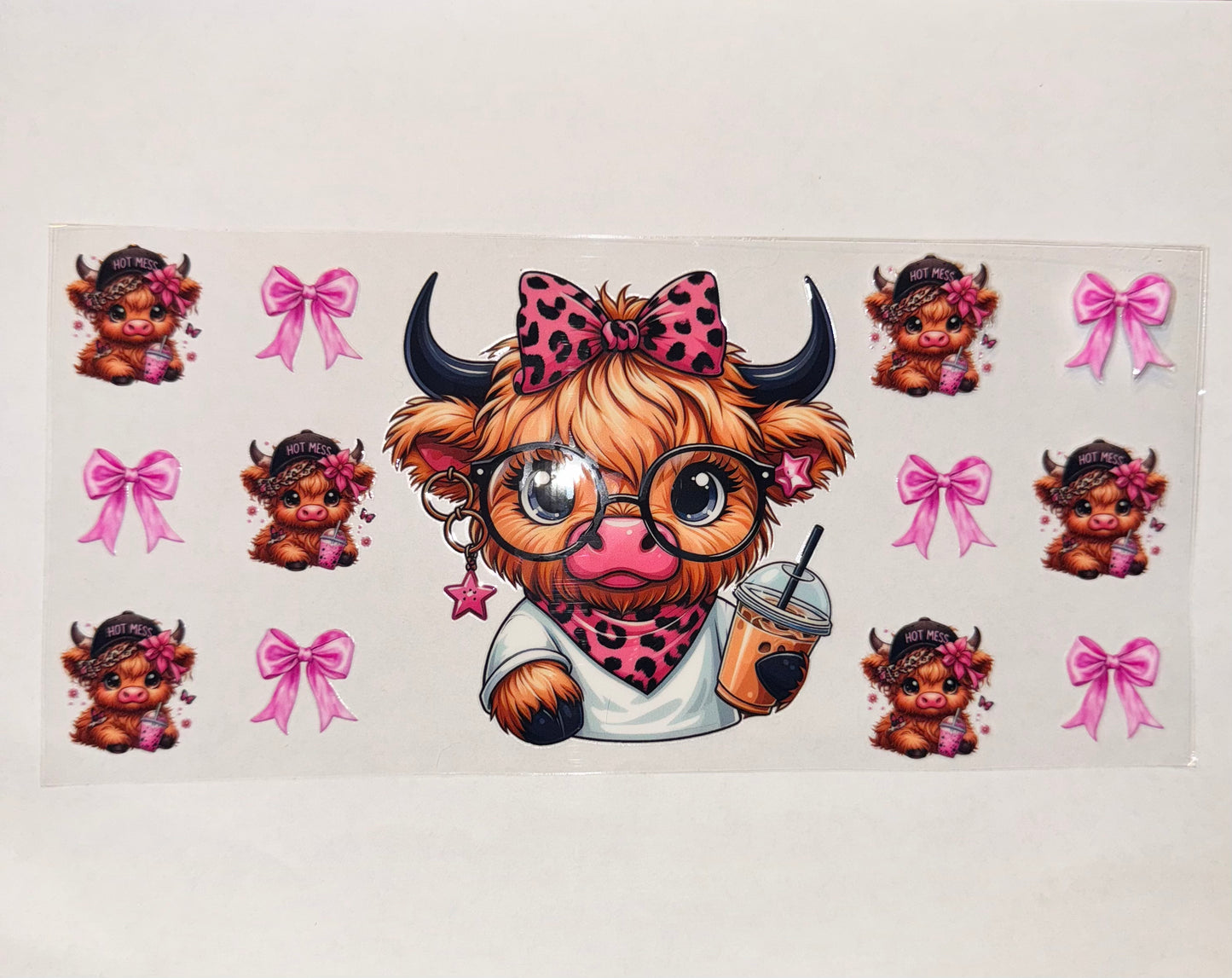 #491 - Glasses Highland Cow