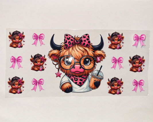 #491 - Glasses Highland Cow