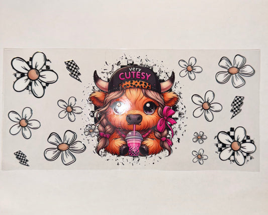 #490 - Very Cutesy Highland Cow